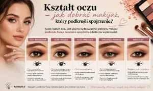 Poradnik makijażu dla różnych kształtów oczu: migdałowe, okrągłe, opadające, małe. Podkreśl swoje spojrzenie!