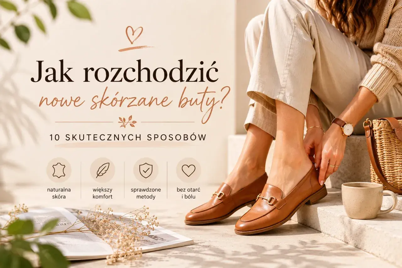 Jak rozchodzić nowe skórzane buty? Poradnik z 10 skutecznymi sposobami na naturalną skórę, większy komfort i brak otarć.